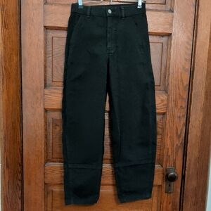 Everlane Women's Utility Barrel Leg Black Pants